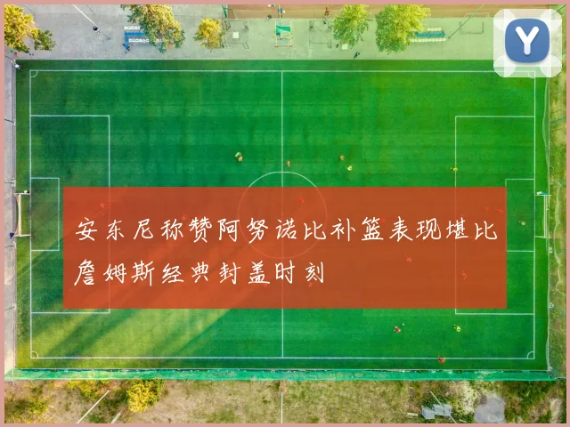 安东尼称赞阿努诺比补篮表现堪比詹姆斯经典封盖时刻